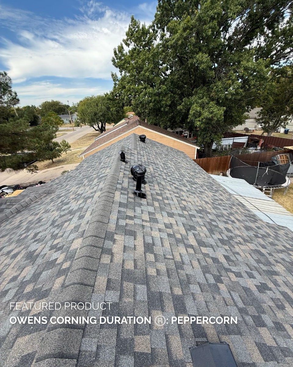 Montesco roofing expert — Owens Corning Peppercorn