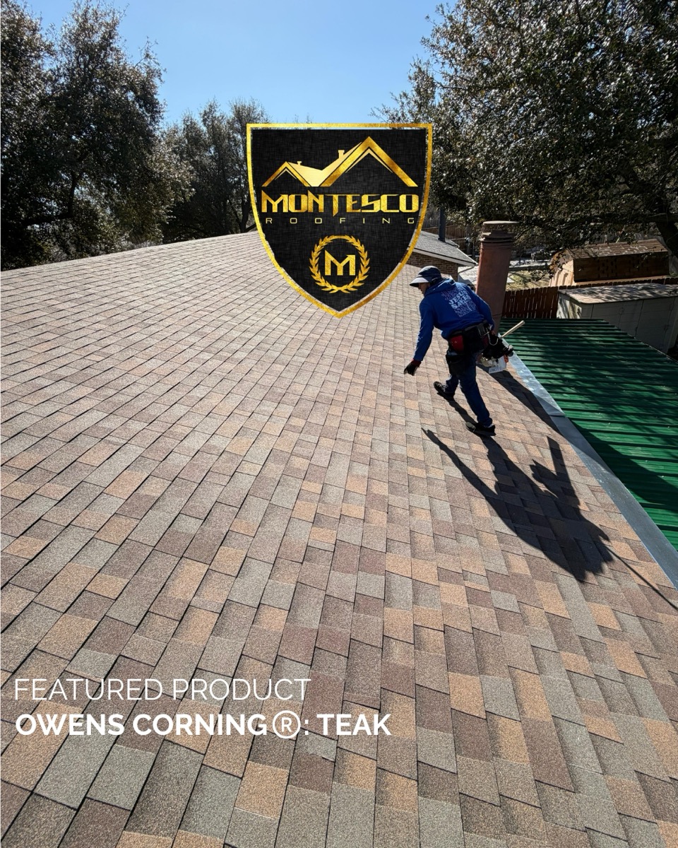 Montesco residential roofing — Owens Corning Teak