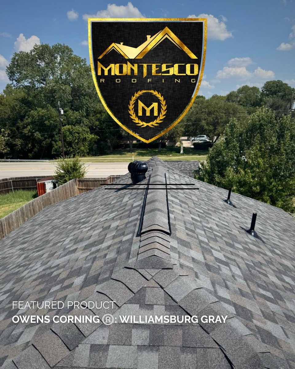 Montesco Roofing — Williamsburg Gray completed project