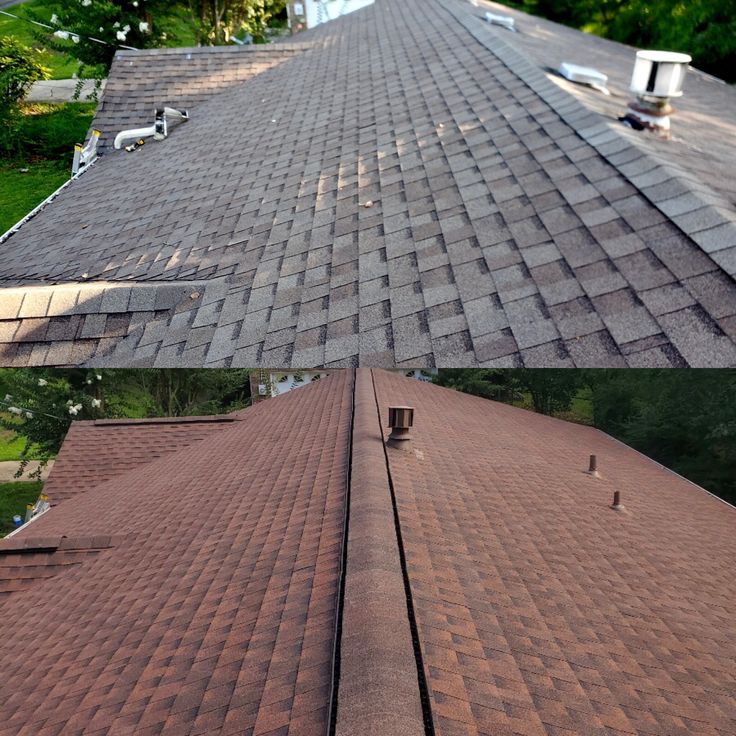 Before and After Roof Replacement